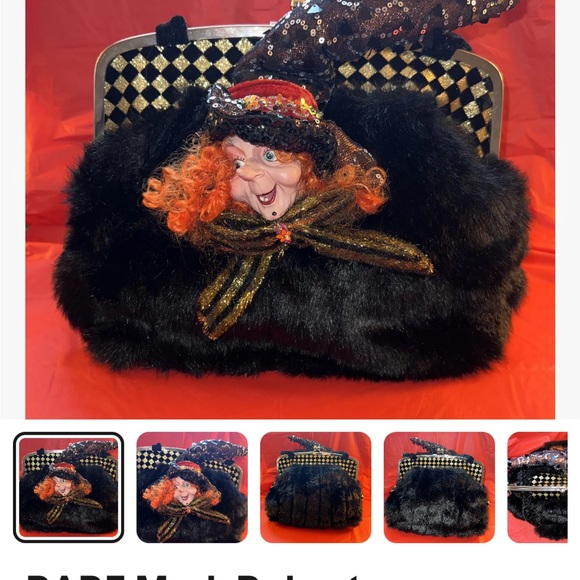 Mark Robert’s! PURSE Vintage! RARE! Witch Purse! - Picture 3 of 10